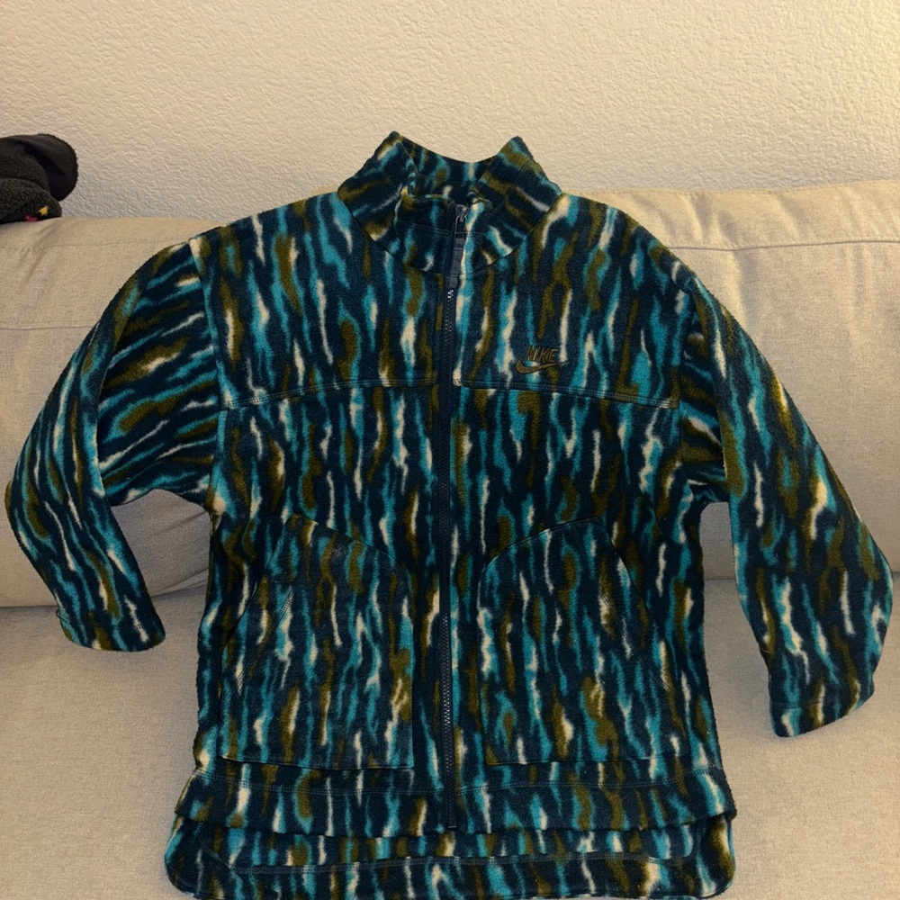 Nike vintage fleece jacket sz small
